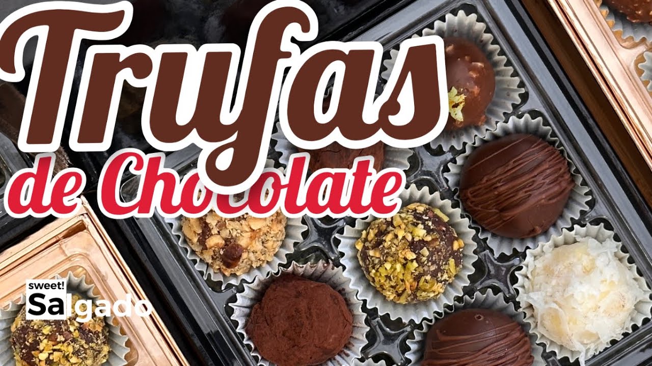 TRUFAS DE RUM, AMENDOIM, NUTELLA, COCO, PISTACHE, CARAMELO E BRIGADEIRO!