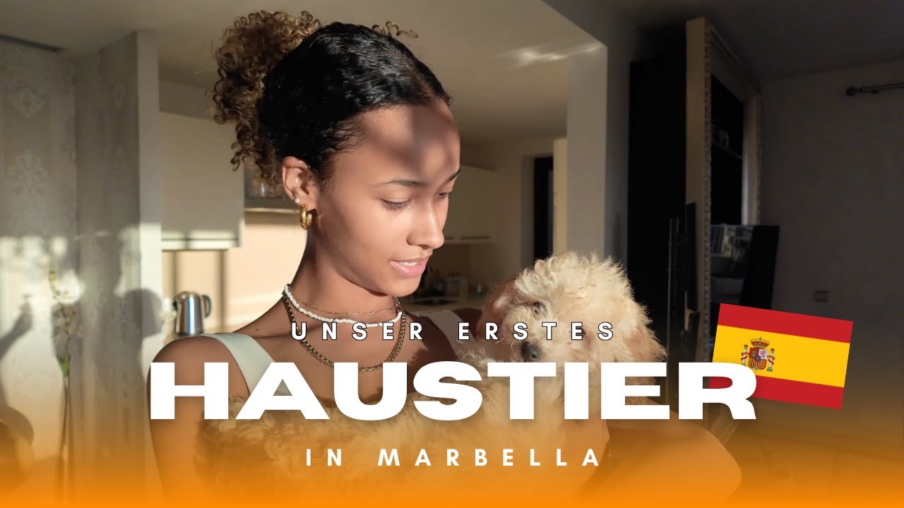 UNSER ERSTES HAUSTIER IN SPANIEN 😍🐶🥥