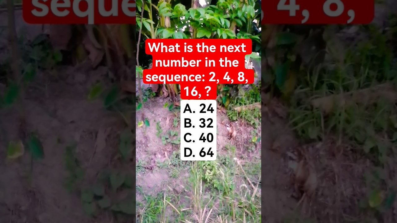 What is the next number in the sequence? #shorts #trending #puzzle #riddles #quiz #riddlesquiz