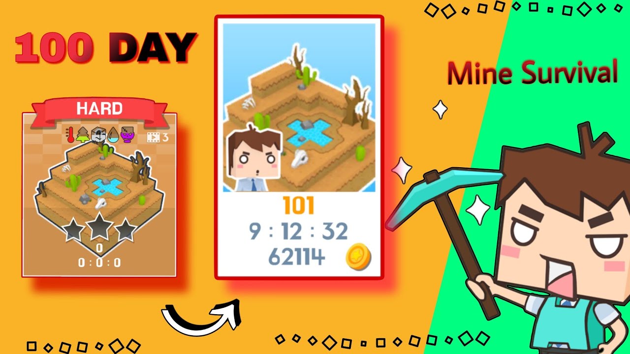 MINE SURVIVAL 100 DAY HARD MODE