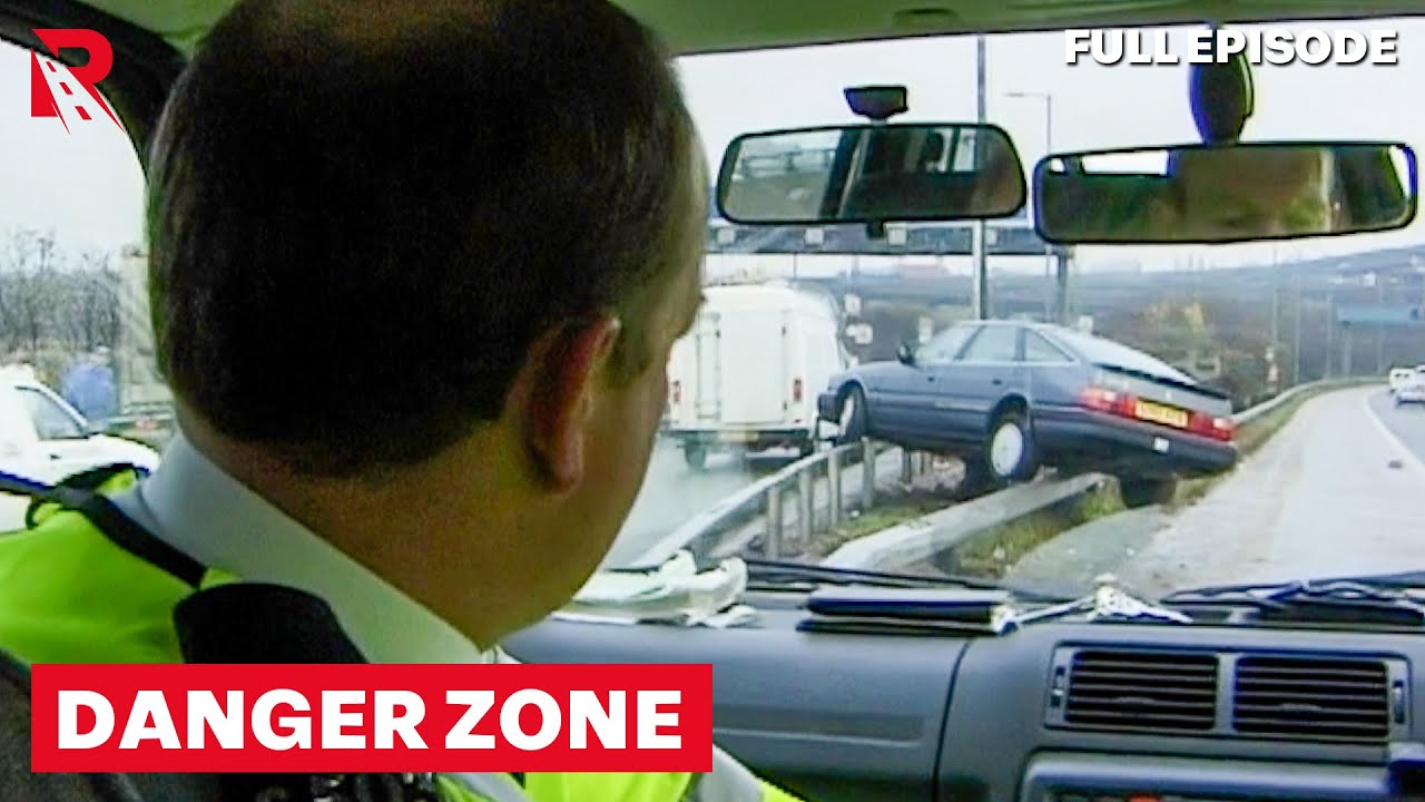 Car Ends Up ON TOP Of Crash Barrier | Motorway | Full Episode