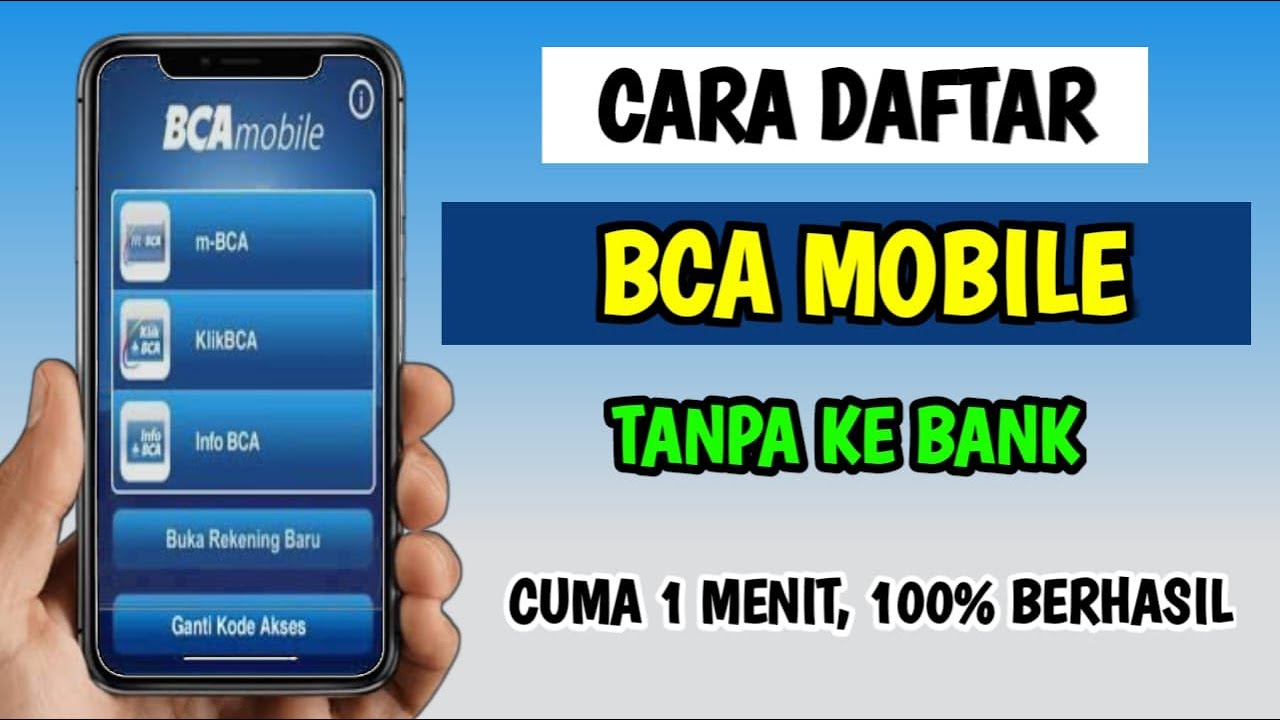 Cara Daftar BCA Mobile | Terbaru