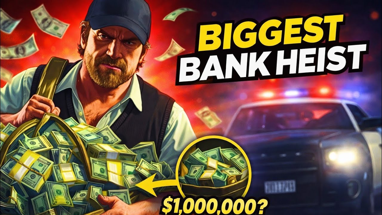 Robbing Every Bank in GTA 5 | Can I Escape With $1,000,000?