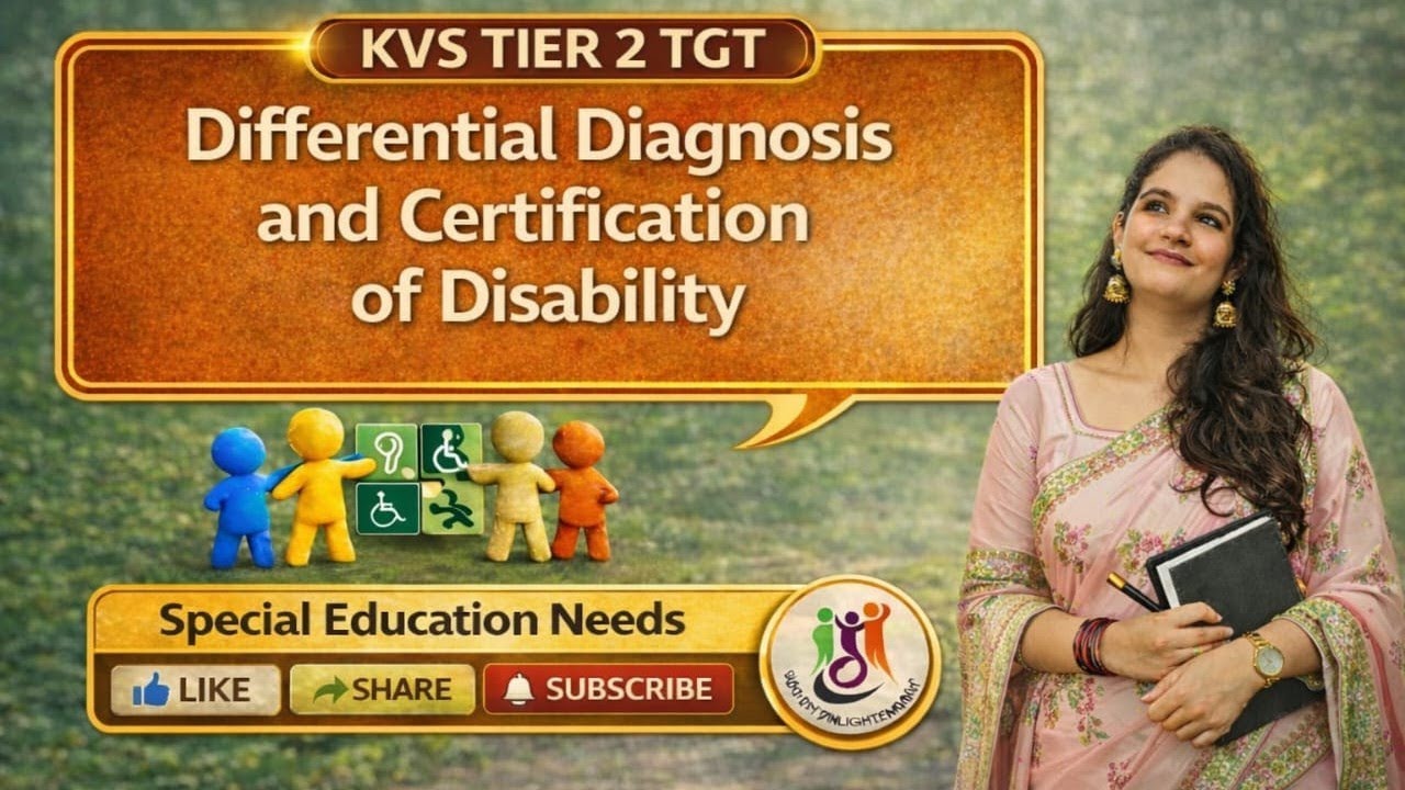 Differential Diagnosis and Certification of Disability #Shabnam_bano |#special_education_needs