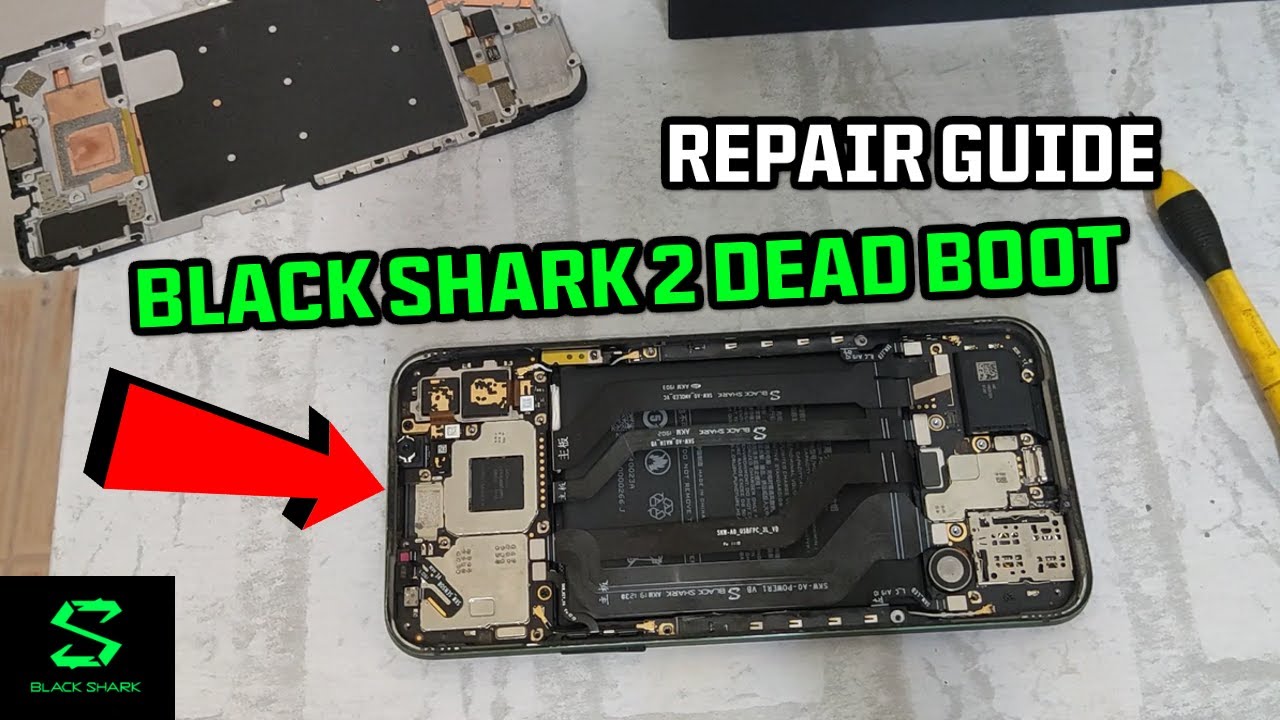 BLACK SHARK 2 Dead Boot Repair Guide | REPLACE BATTERY AND BOARD THERMAL PASTE