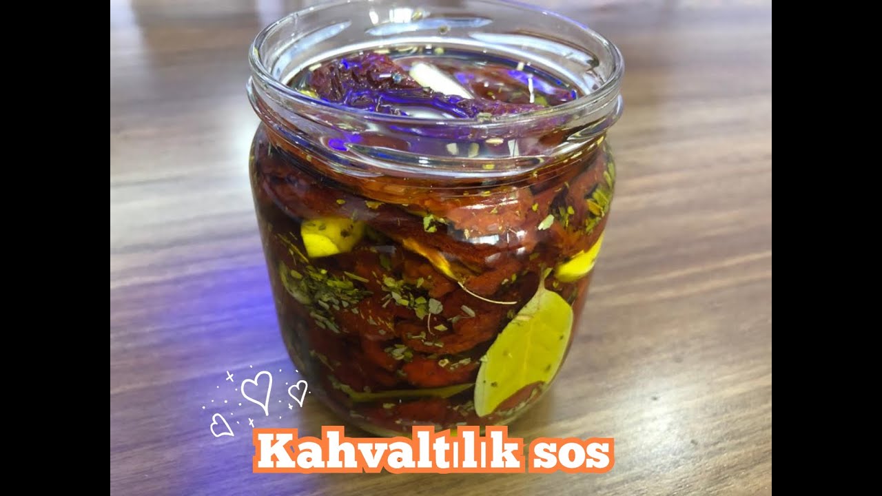 Kahvaltılık kuru domates tarifi