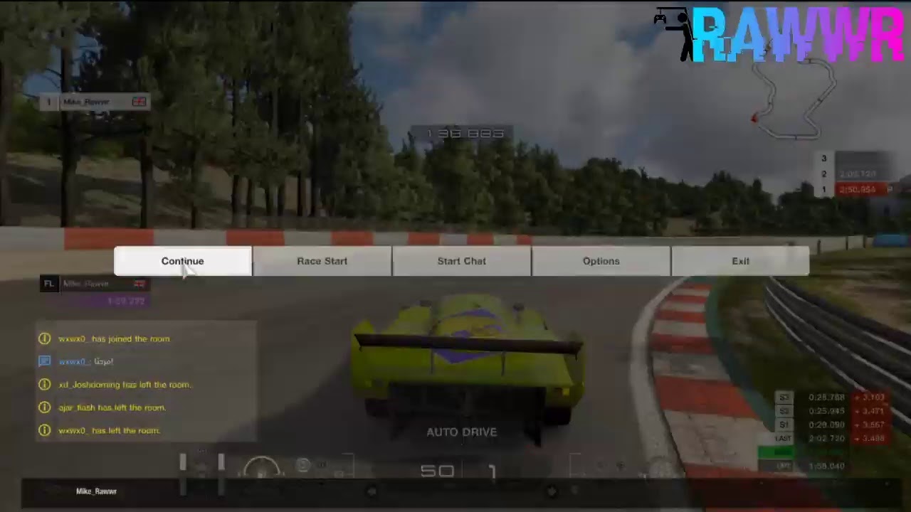Gran turismo sport race day practice.