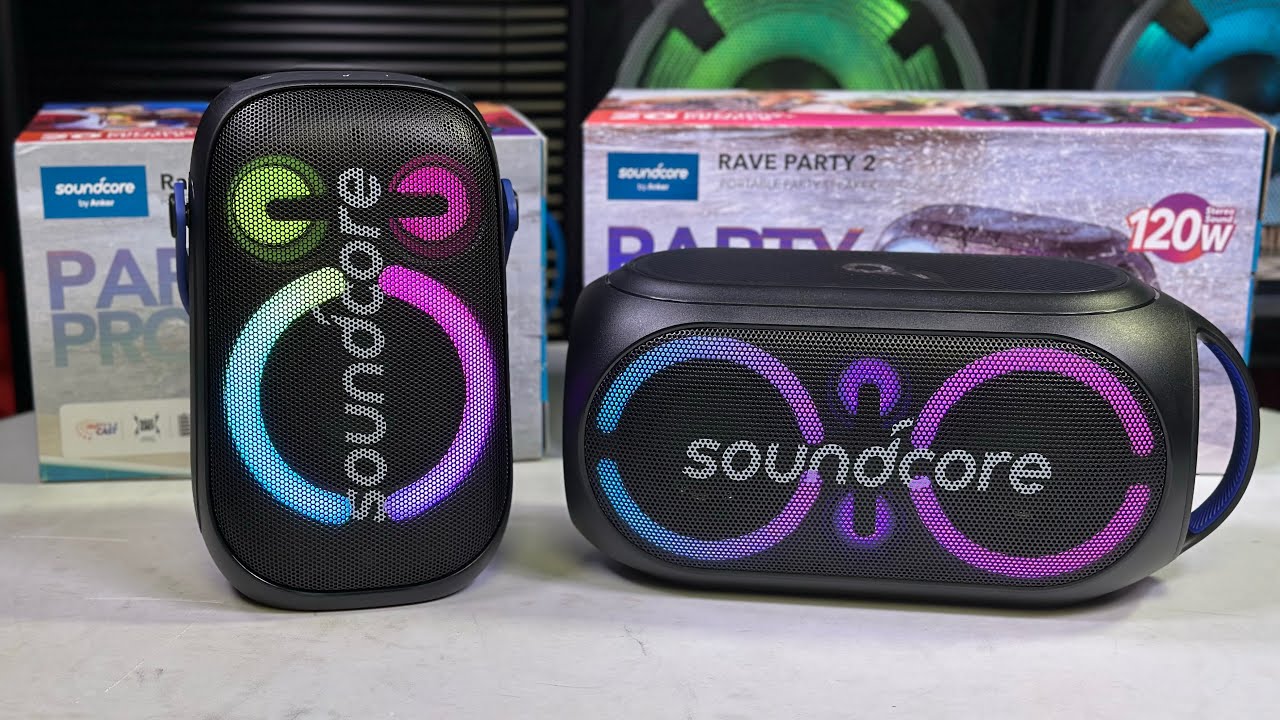 Soundcore Rave Neo 2 / Rave Party 2 - Affordable Party Speakers with RGB Lights