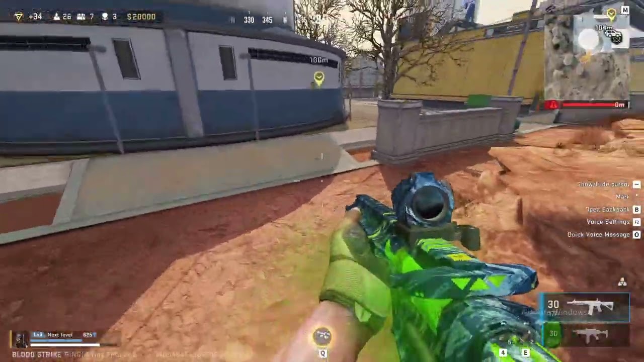 BLOOD STRICKE - M4A1 New Spin RTX 4060 HIGH GRAPHIC 12 KILLS SQUAD GAMEPLAY