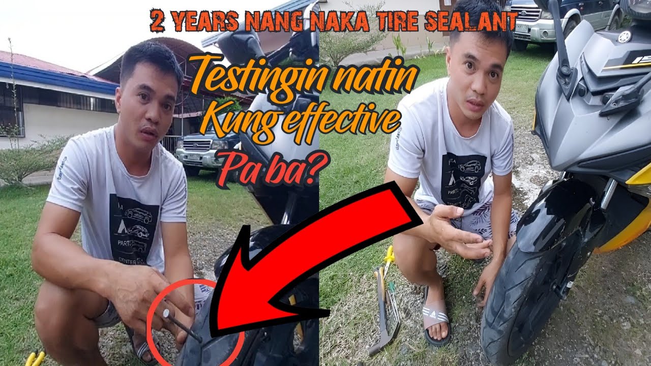 2 years nang naka tire sealant testingin  natin kung effective pa ba?
