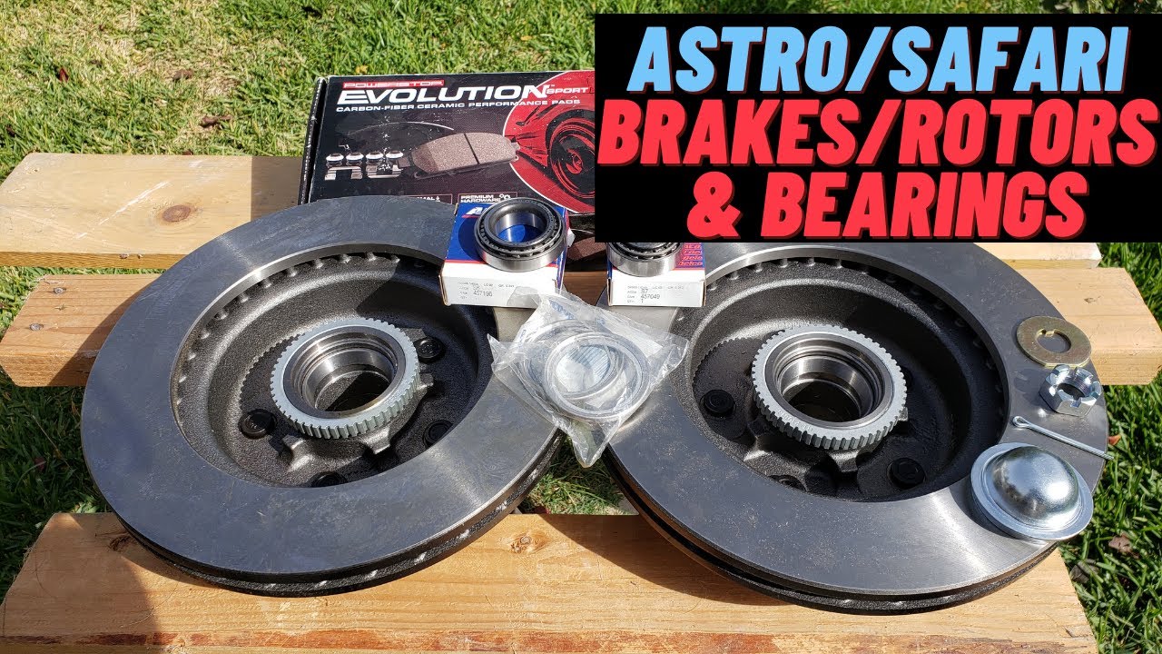 How To Change Astro / Safari Brakes Rotors and Bearings