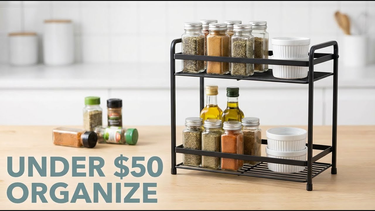 Best Small Kitchen Storage Racks 2026 (Under $50)