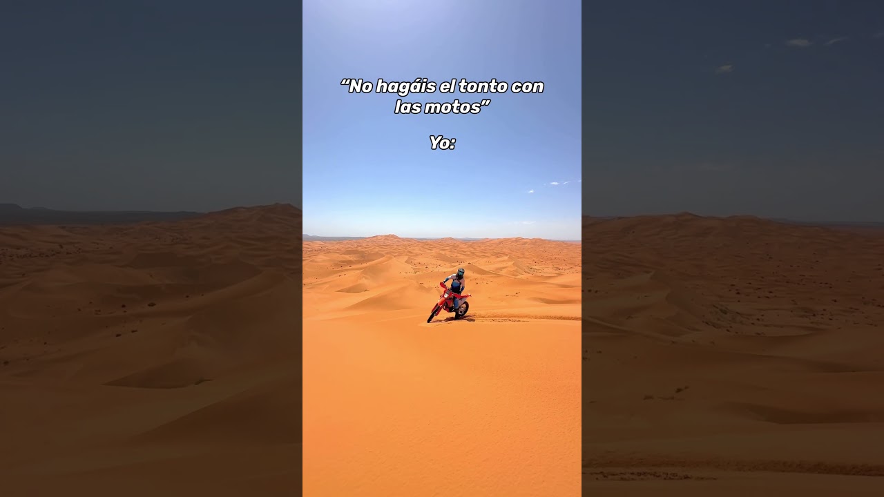 HUNDO LA MOTO EN LA ARENA!!!💀#motos #motero #motor #enduro