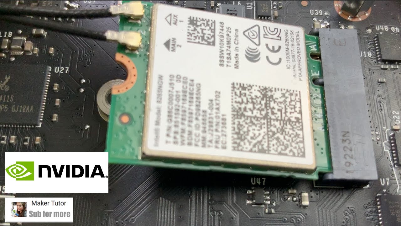 JETSON NANO  wireless with Intel 8265 NGW WiFi & Bluetooth installation