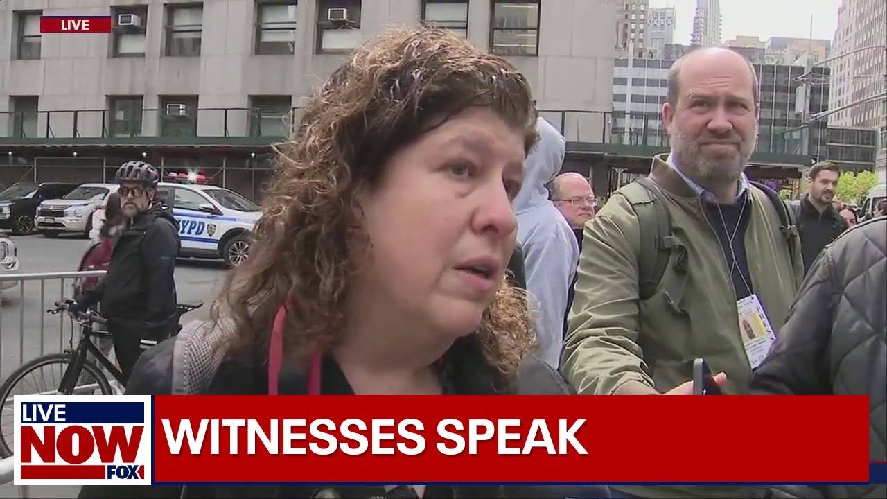 Witnesses describe scene after man set himself on fire outside courthouse | LiveNOW from FOX