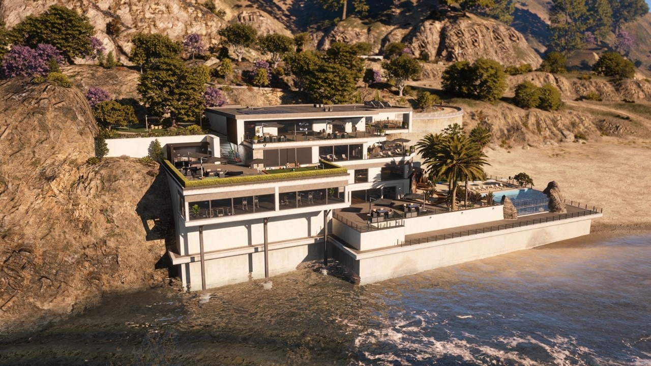 The Best GTA V Mansion Interior & Exterior 