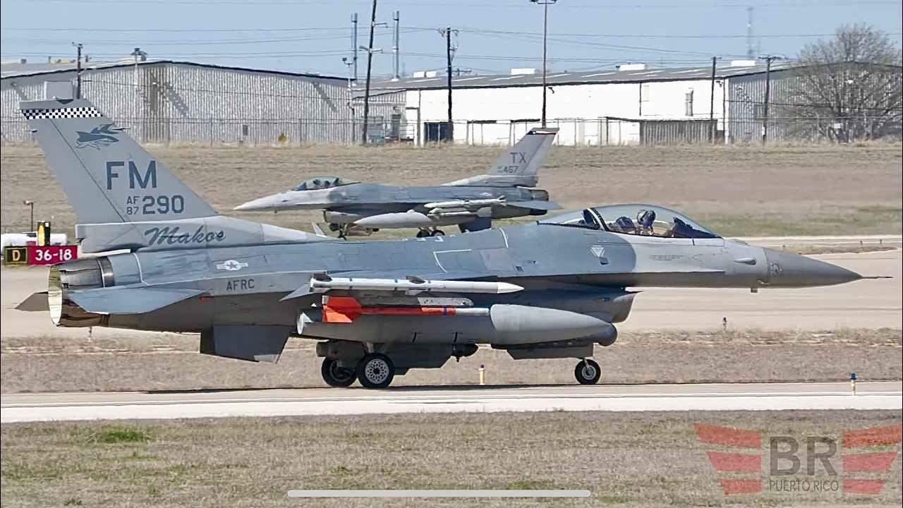 Spads & Makos: F-16 Vipers in Action at NAS JRB Ft Worth!