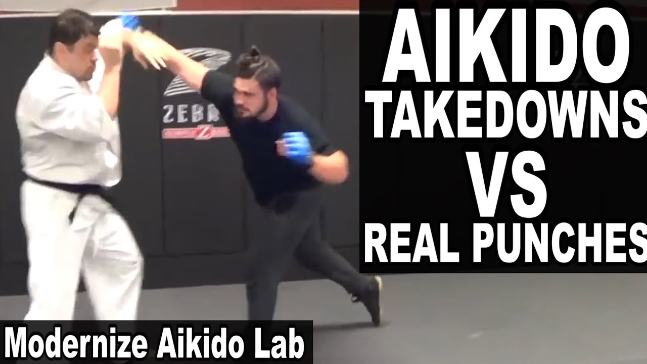 Aikido Takedowns VS Real Punches &bull; Ft. DanTheWolfman &bull; Modernize Aikido Lab