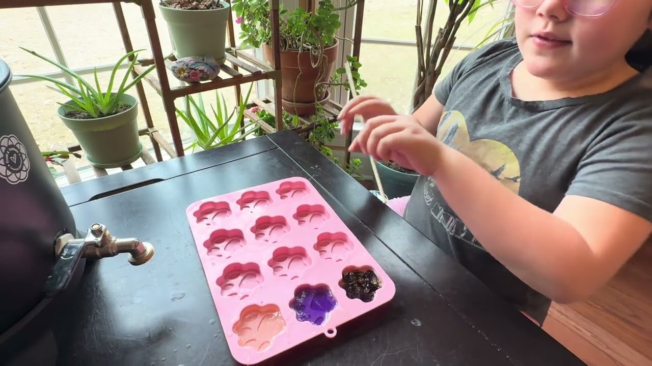 #soap #fundraising #artsandcrafts #craft #creative #meltandpour #blogger #kids #kidsvideos #colors 