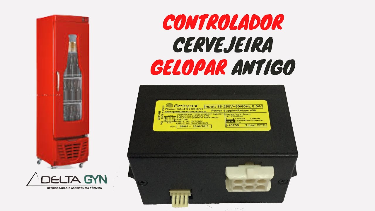 ✅Modulo  fonte controlador Cervejeira Gelopar modelo antigo ✅