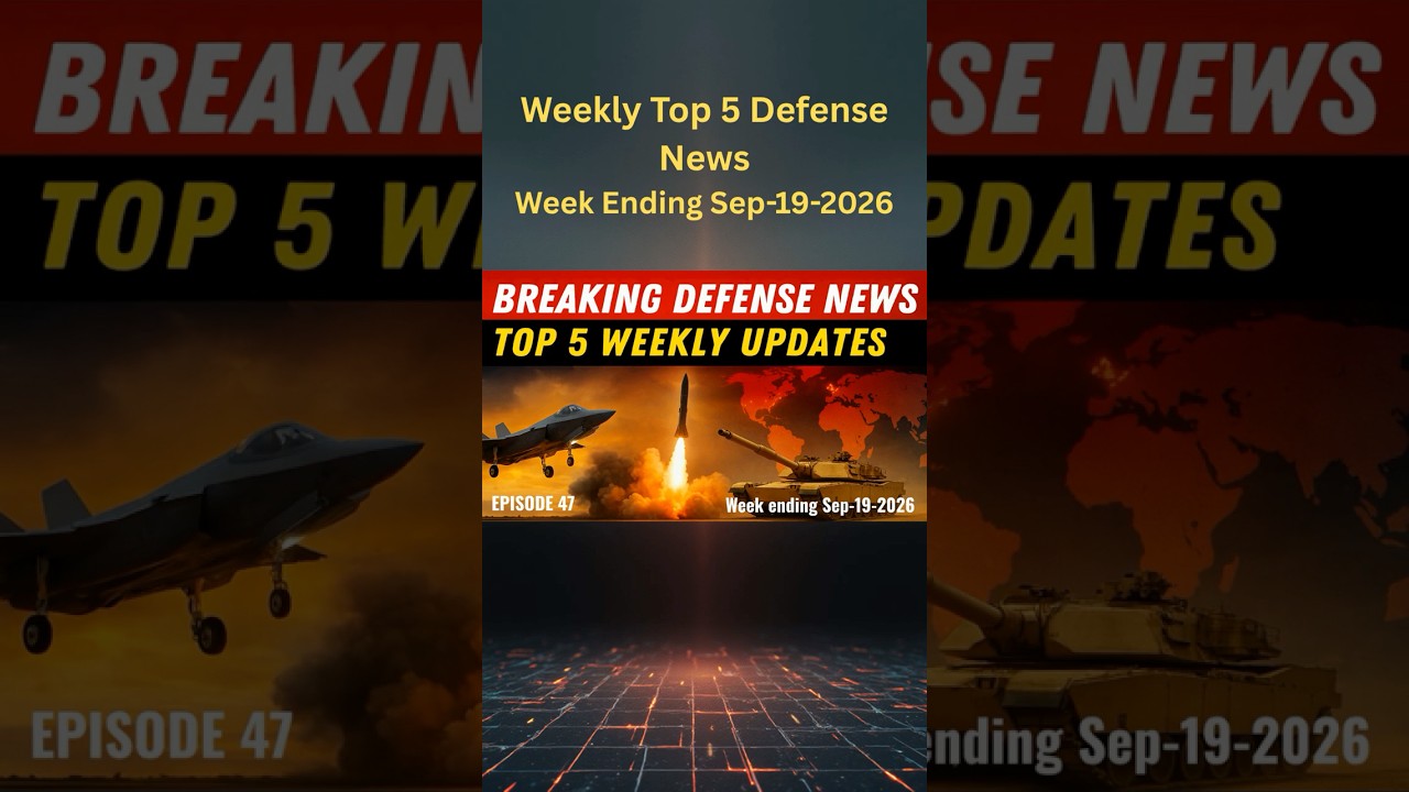 🔥 Breaking Defense News: Top 5 Weekly Updates You Can&rsquo;t Miss #shorts #military #defense #shortvideo