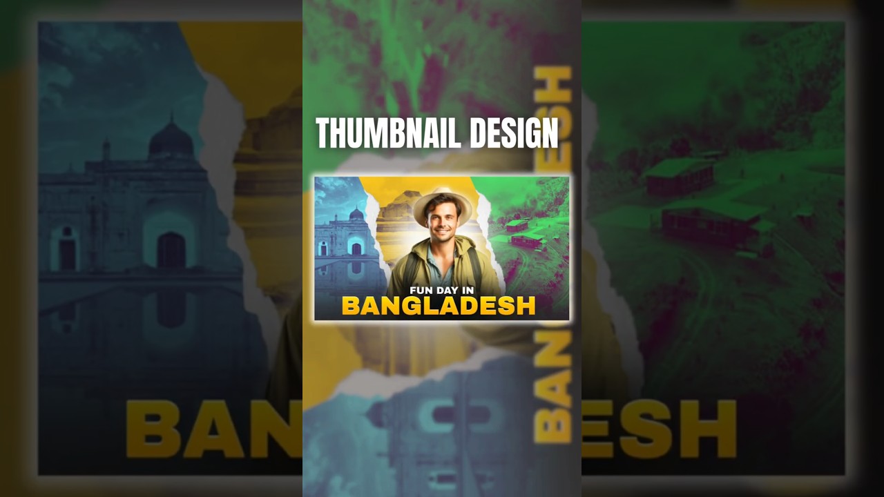 Canva Thumbnail Design | Canva Tutorial #shorts #designtutorial #canva  #design #thumbnailtutorial