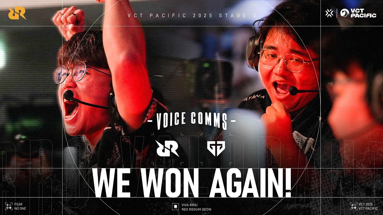 NEVER-ENDING RIVALRY | RRQ VS GENG | VCT PACIFIC STAGE 2 VOICE COMMS