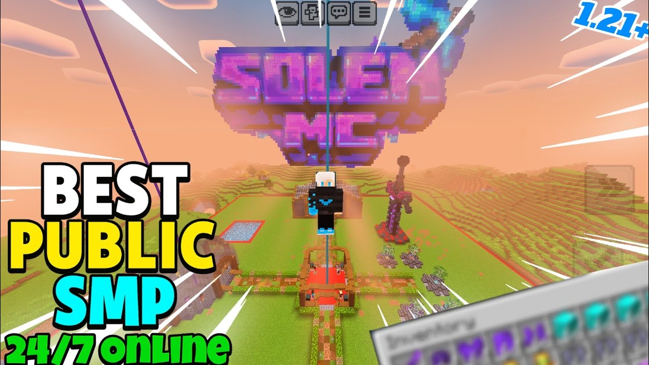 💀 New Best Cracked Public Survival SMP 🧁 | Minecraft Java + PE + Pojav | 24/7 Online | #4