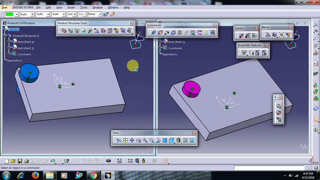DIFF BET PRODUCT & COMPONENT IN CATIA V5 ASSEMBLY