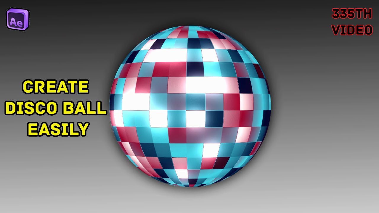 How To Make a Disco Ball in Minutes!