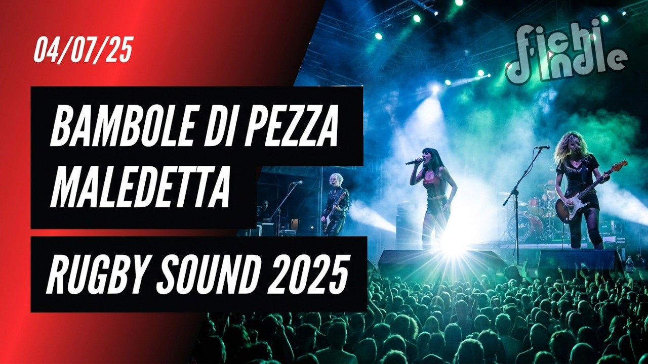 Bambole di Pezza ♪ Maledetta live Rugby Sound 2025 @bamboledipezza