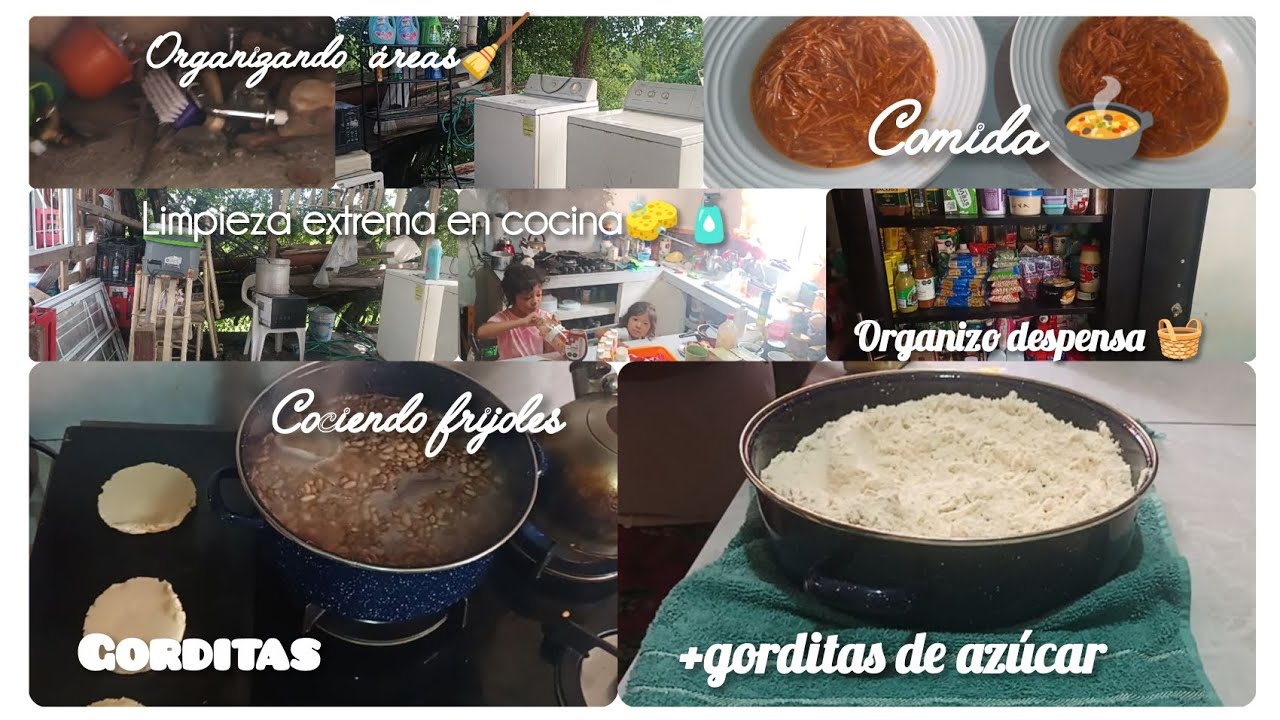 Organizando áreas🧺/limpieza profunda🧽🧹+antojo💗/casa de mi suegra☺️