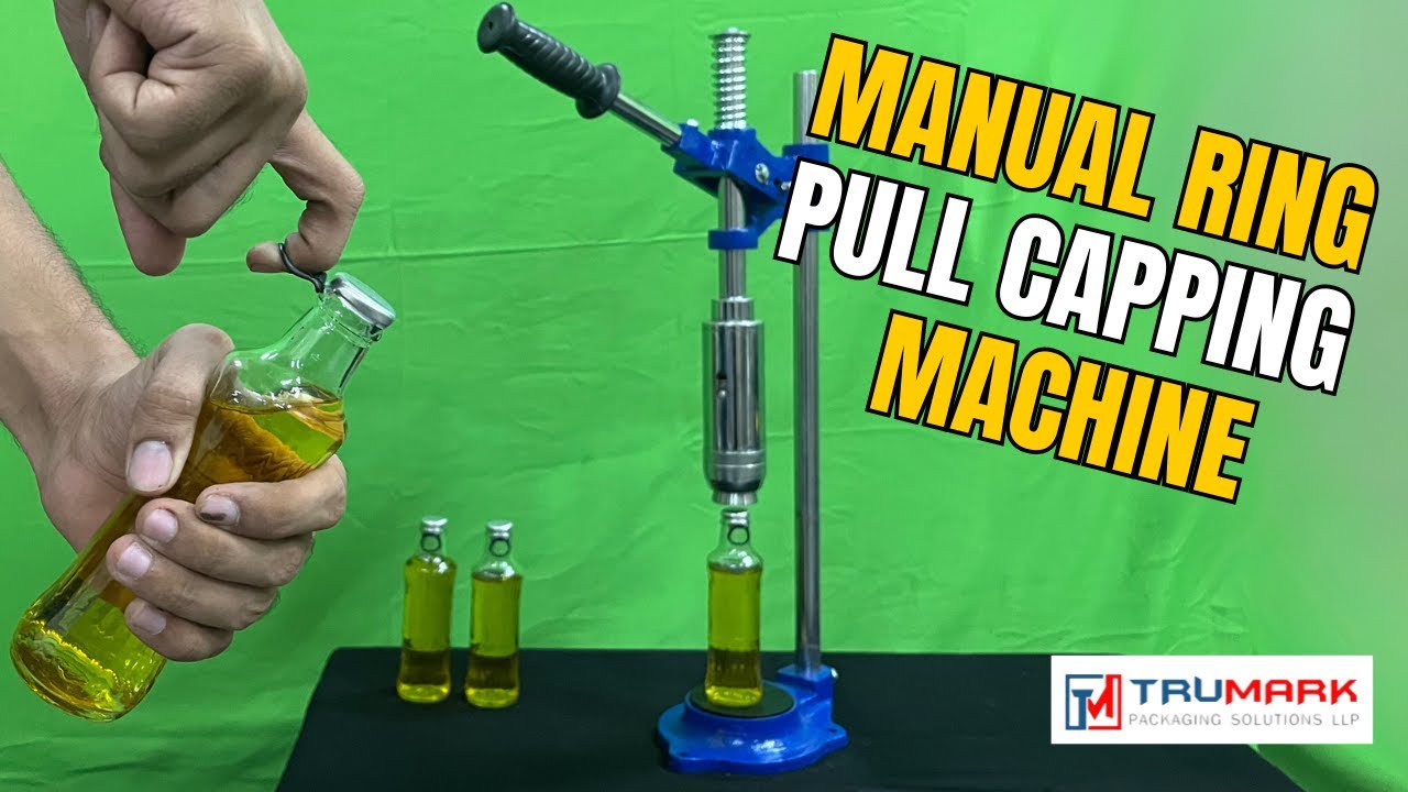Manual Ring Pull Capping Machine.