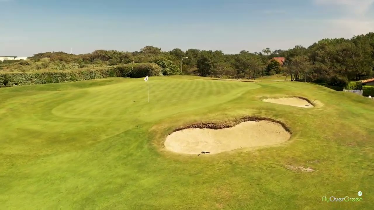 Golf De Chiberta - drone aerial video - Chiberta - Hole#14