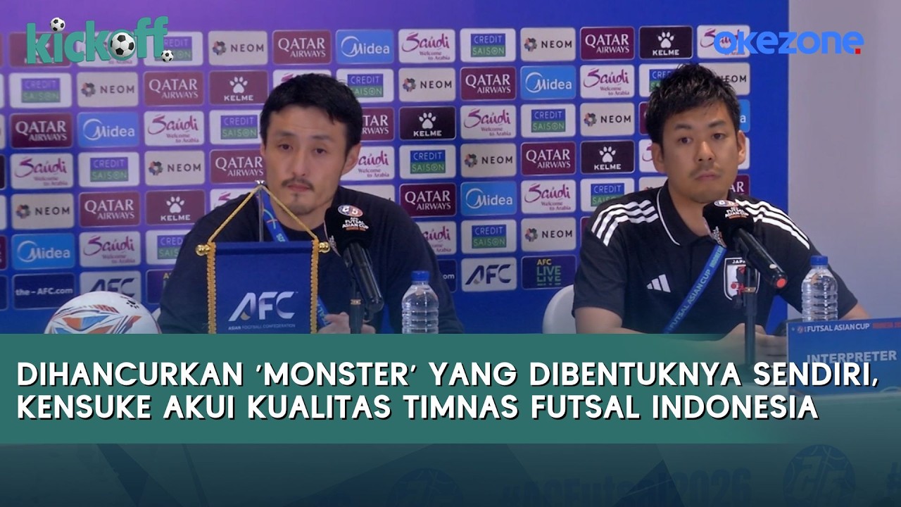 Dihancurkan 'Monster' yang Dibentuknya Sendiri, Kensuke Akui Kualitas Timnas Futsal Indonesia