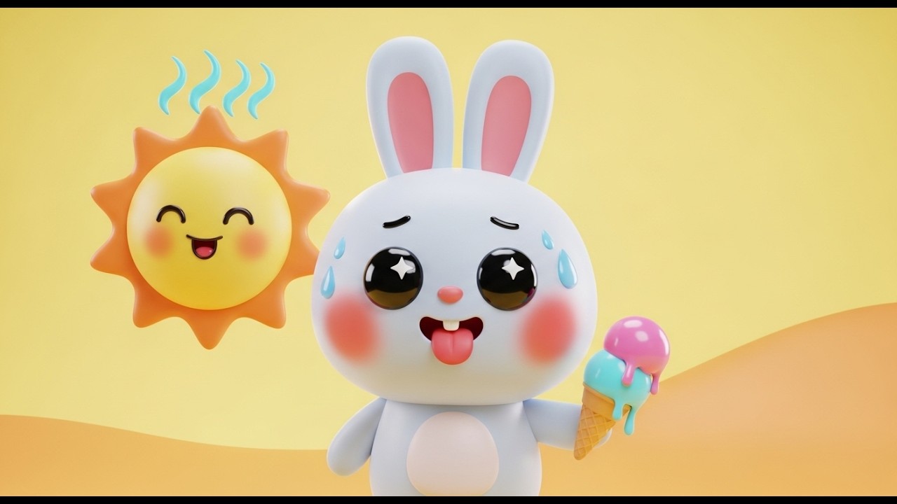 BOILING Hot Day 🥵 Bunny Learns to Stay Cool | Full Episodes