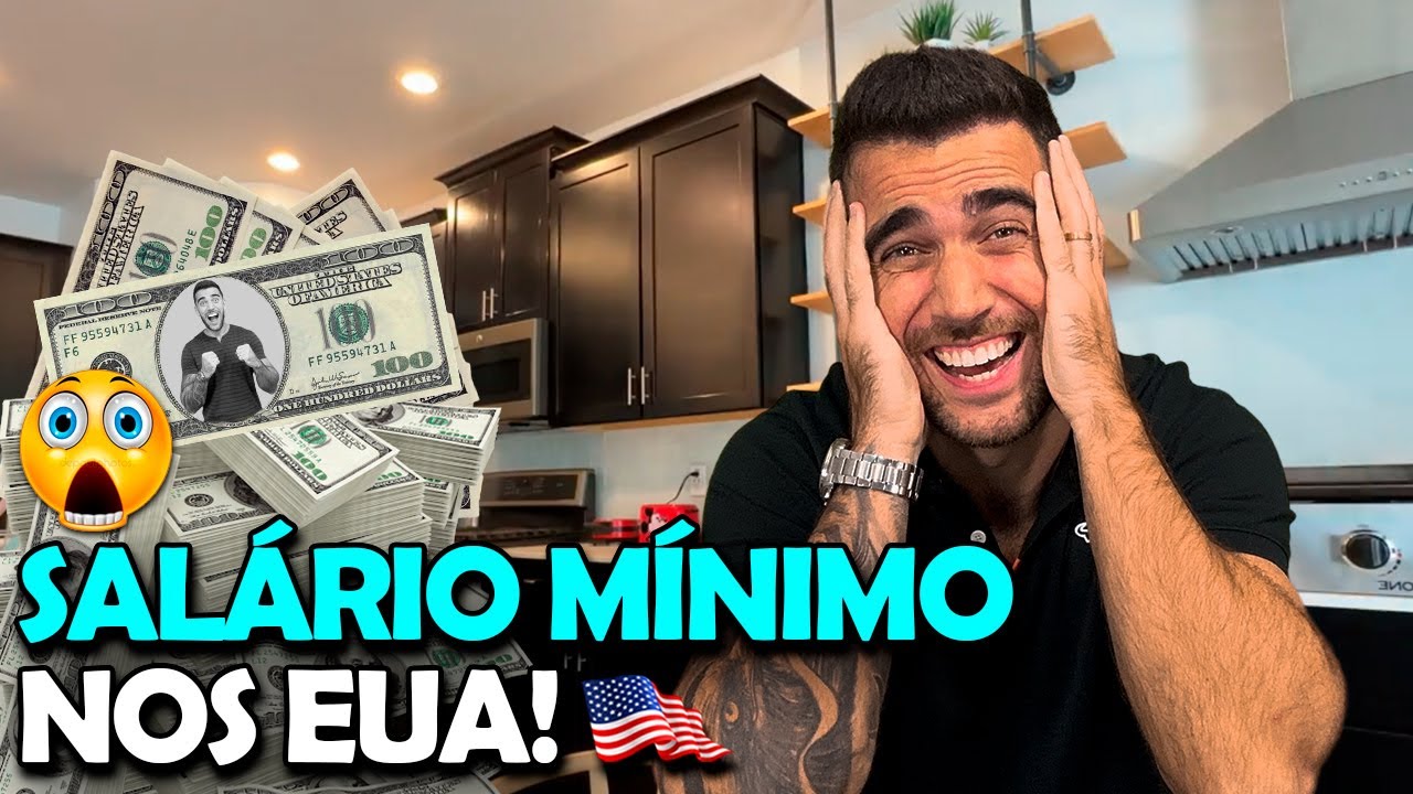 Quanto &eacute; o SAL&Aacute;RIO M&Iacute;NIMO nos EUA! Quanto ganha em cada estado? Surreal!