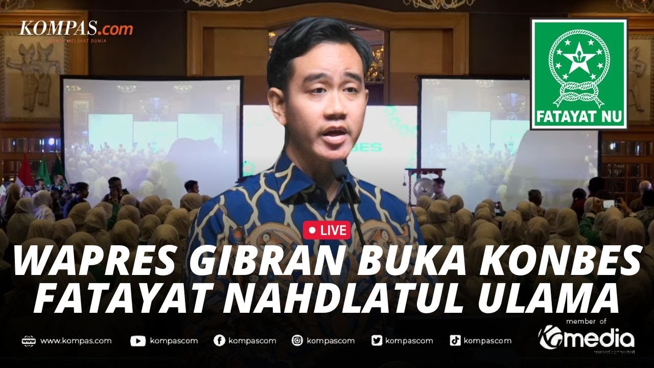 🔴LIVE - Pidato Wapres Gibran pada Pembukaan Konferensi Besar Fatayat NU 2024