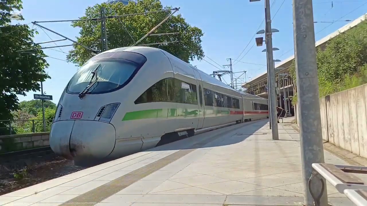 ICE treinen op Köln Messe Deutz 10 Mei 2025 (Duitsland)