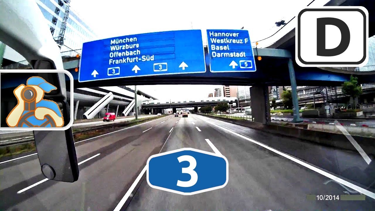 Deutschland. A3 (E35). [ ✕ A48 (Koblenz) - ✕ A5 (Frankfurt am Main) ]