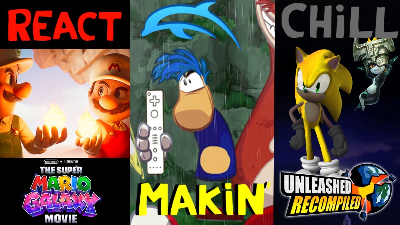 Reactin' to the Mario Galaxy Movie, Working on my RO x STH Mod, and a playthrough of Unleashed