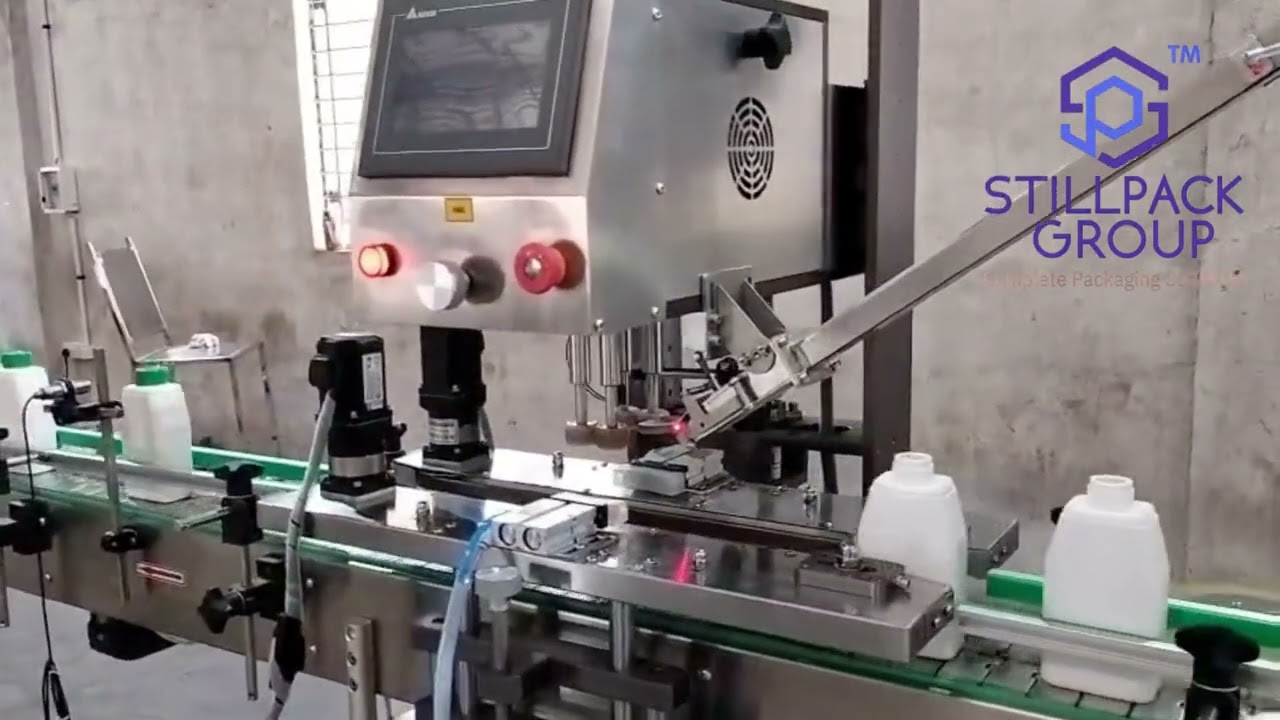 AUTOMATIC LIQUID PACKING LINE #labelling #packaging #cappingmachine