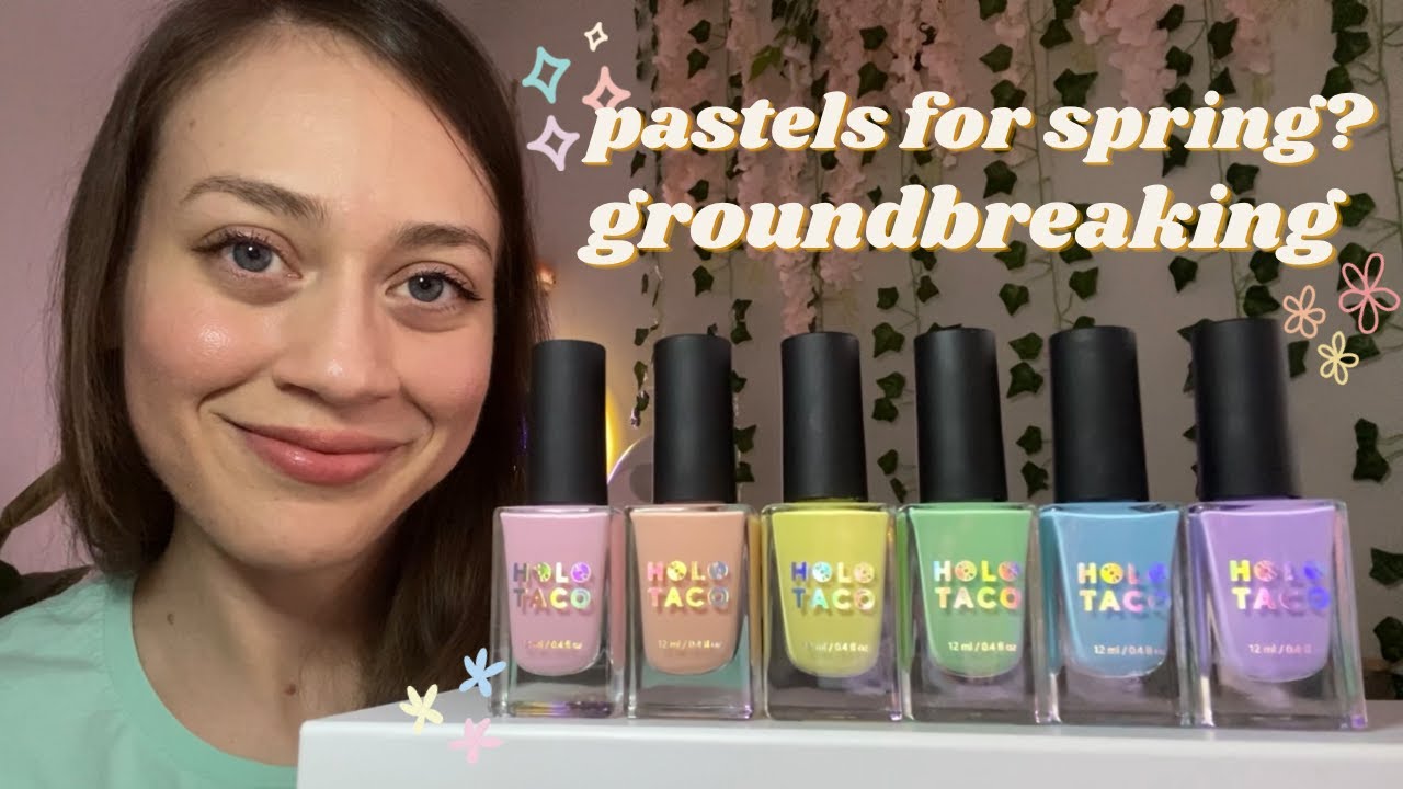Holo Taco Pastel & Don’t Tell Bundle! 🌸💜 The Cutest Pastels for Spring 🦋 Swatches + Comparisons!