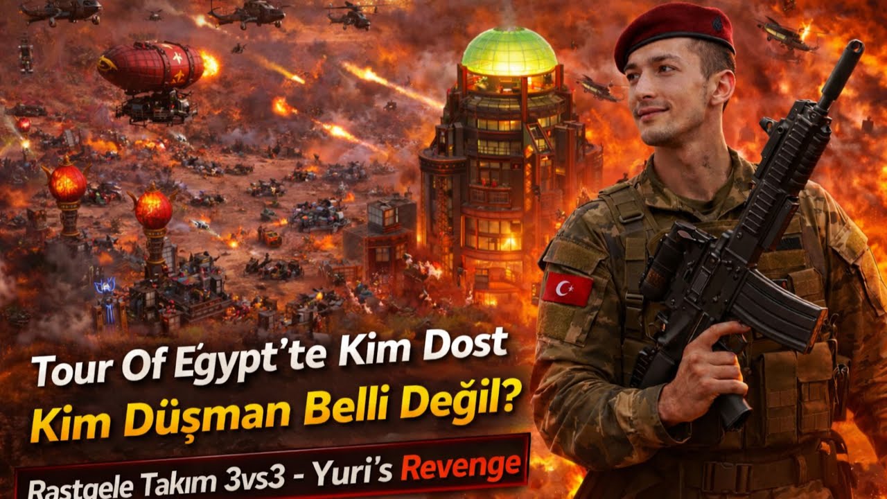 Aynı Takım, Sonraki Maç Rakip! | Yuri’s Revenge 3vs3 Online Savaş