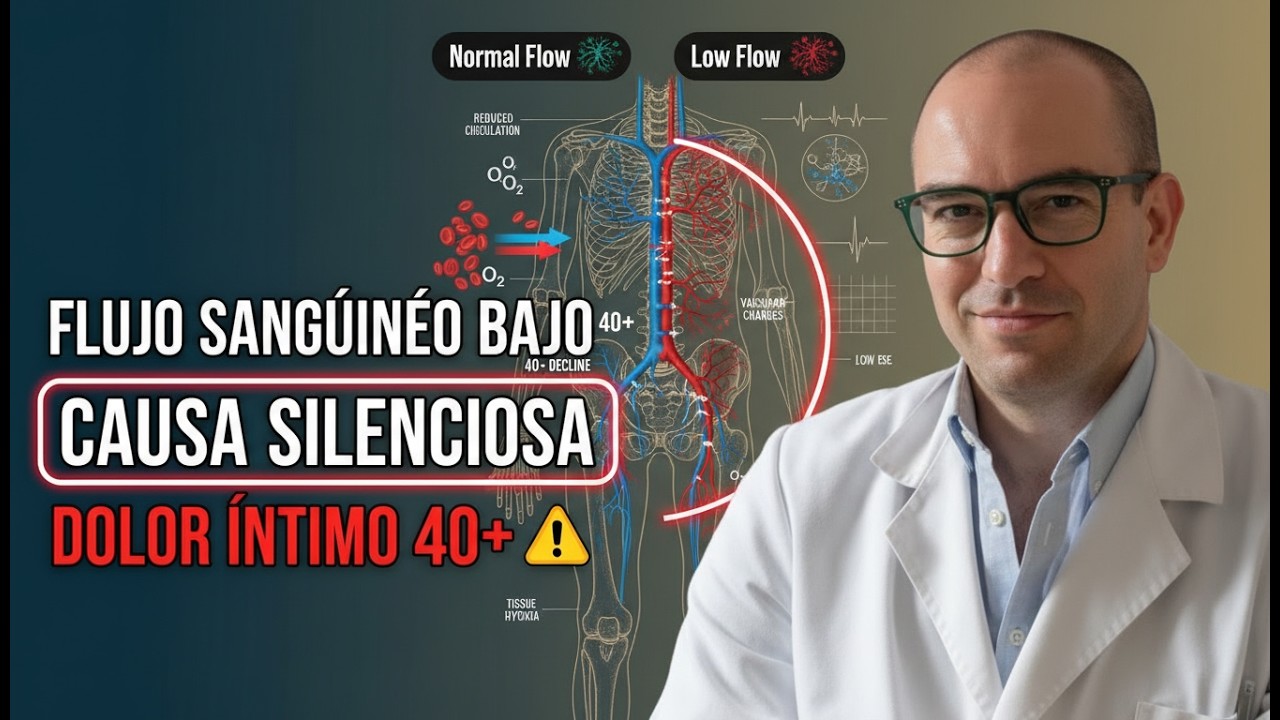 Flujo sanguíneo bajo causa silenciosa del dolor durante la intimidad después de los 40