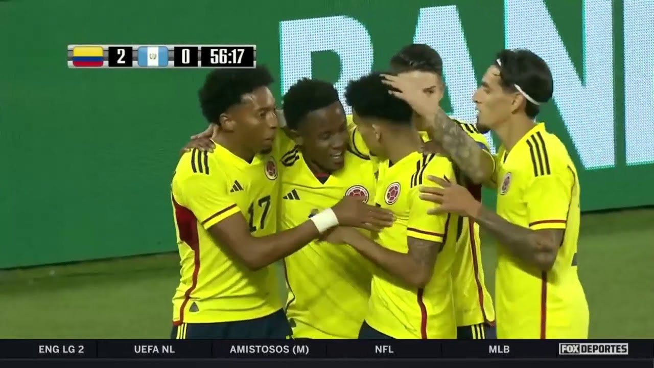 Gol de Luis Sinisterra | Colombia 2-0 Guatemala | Amistoso Internacional