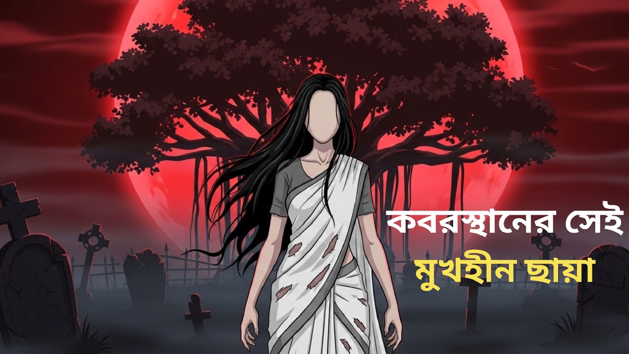 কবরস্থানের অদ্ভুত ছায়া কি আসলে একটি বিপদ?#ভুতেরগল্প #BanglaHorror #GhostStory #Animation