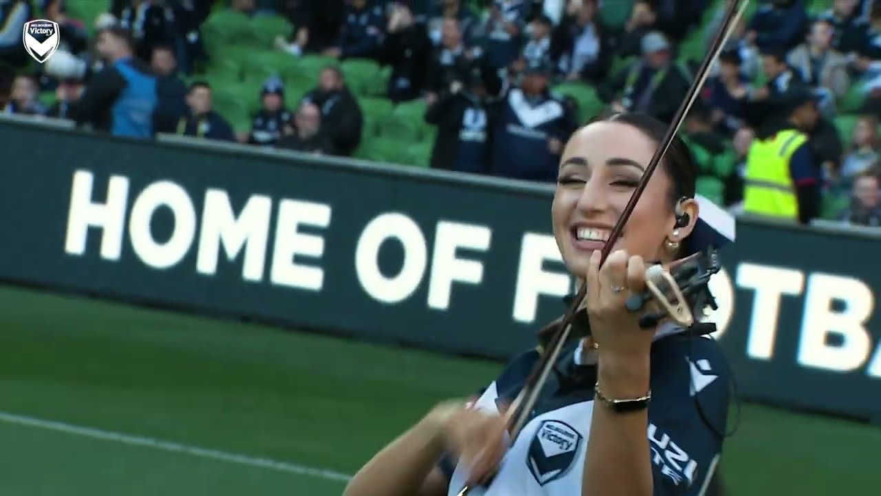 Freed From Desire Violin Cover | A-League Elimination Finals Pre-game Show 🎻
