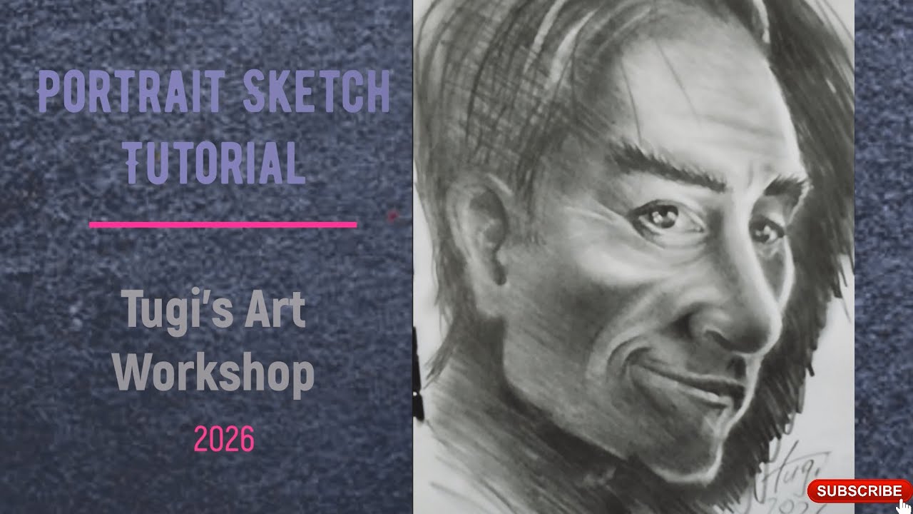 “How to Draw a Realistic Portrait Sketch | Step-by-Step from Guidelines to Details”