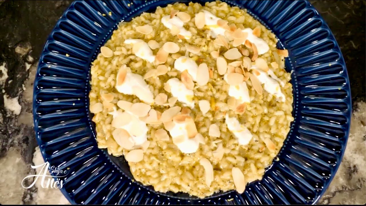 Shija e Anës | Rizoto kremoze me Pesto Genovese e Badema